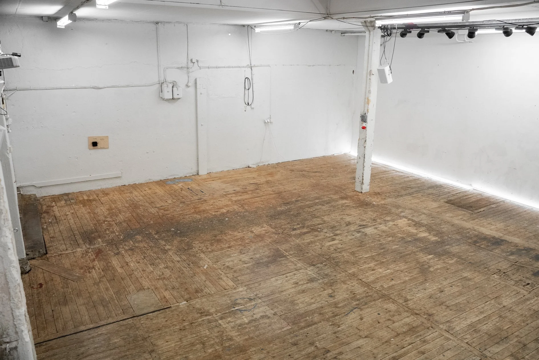 Studio wide angle view